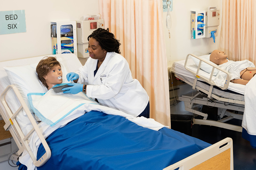 Students in Simulation Lab
