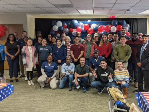 Veteran B.S.N. Students at Veterans Day Lunch