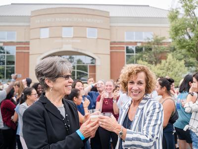 Dean Jeffries outside of VSTC building